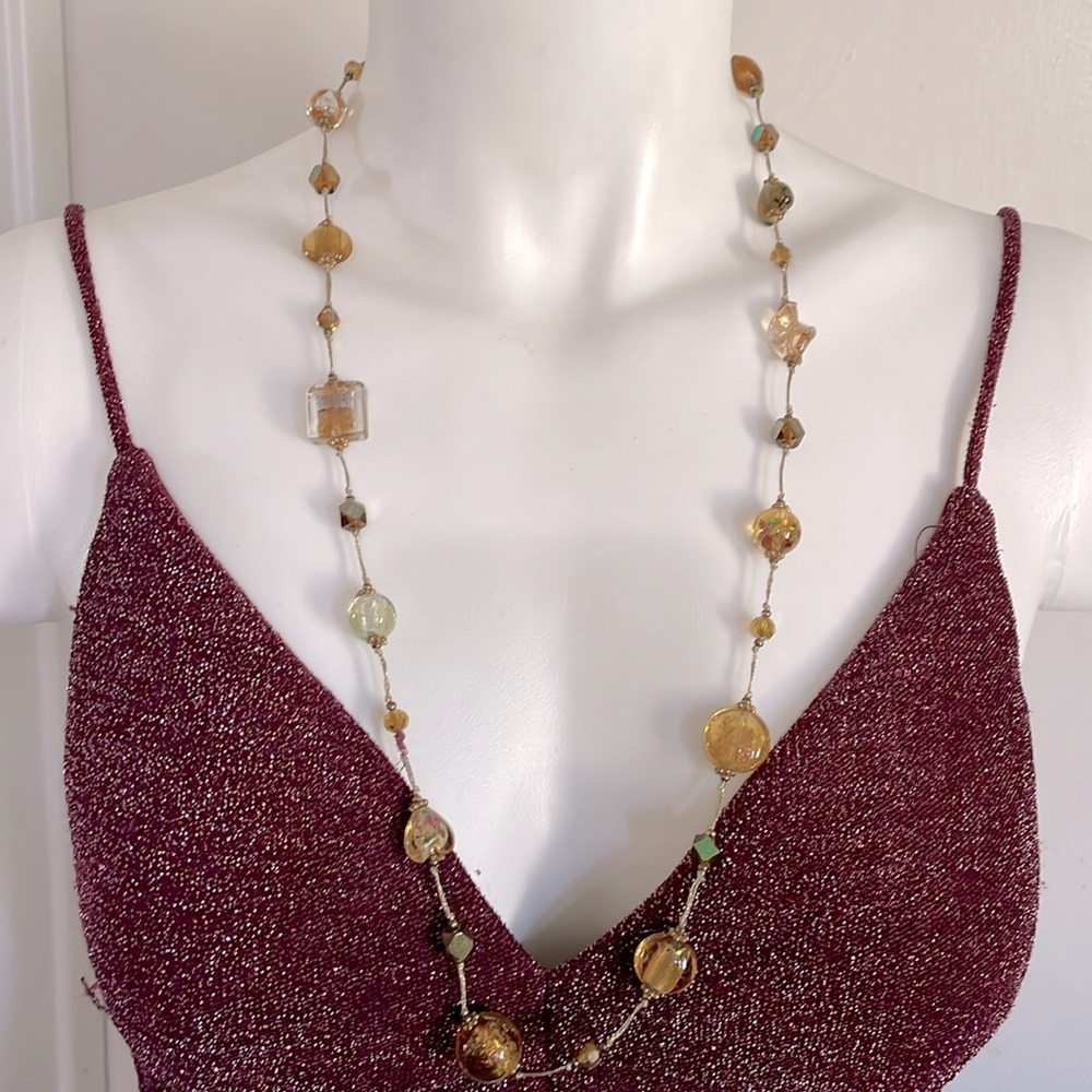 Vintage  Glass necklace
